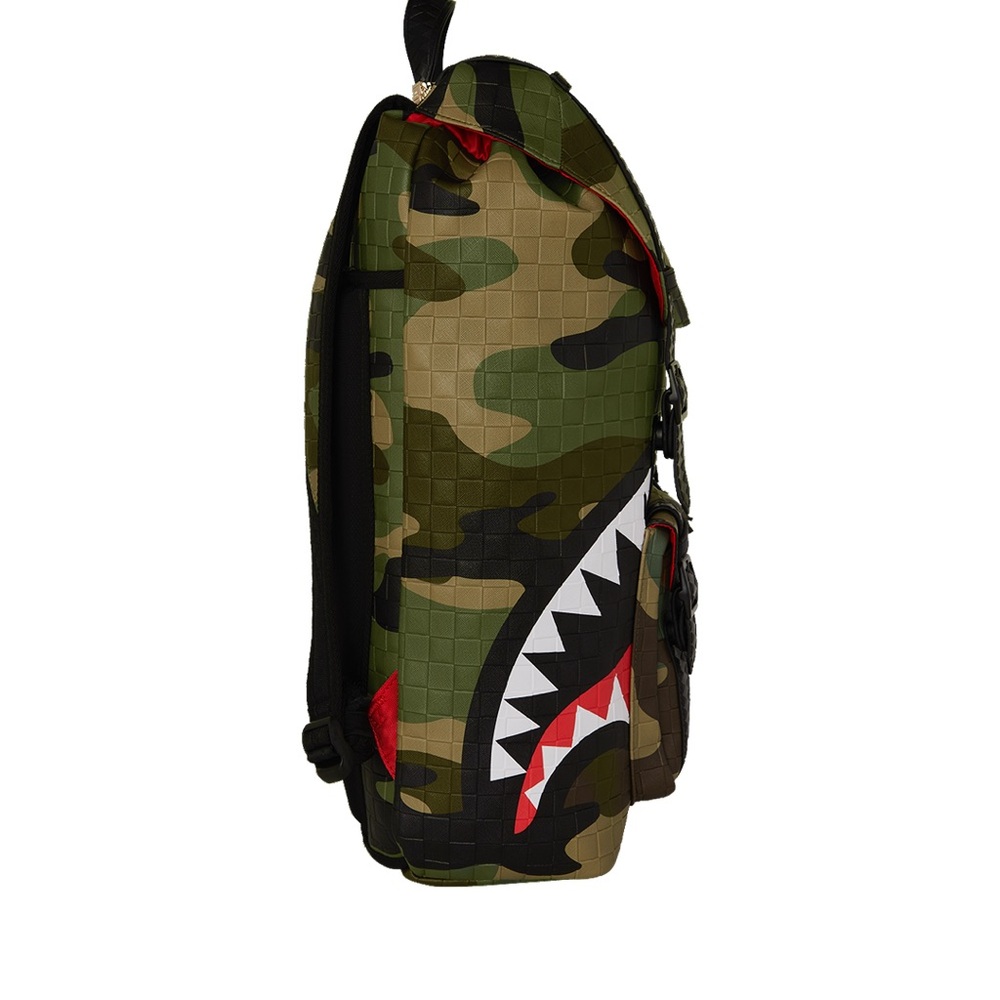 Sprayground Camo Shark Backpack - Picture 2 of 4
